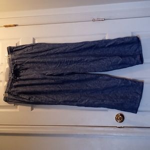 Old Navy large linen/rayon blend wide leg pants